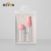 Customized 2pcs Plastic Empty Bottle Set Toiletry Containers Kit Refillable Portable Travel Bottle Set for Cosmetic