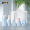 6PCS Plastic bottle travel kit PET PP jar set daily care travel set travelling bottle sets facoroty price