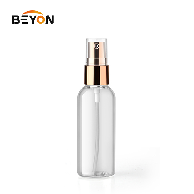 Empty fine mist PET 20ml 30ml 50ml amber white clear plastic spray bottle for cosmetic packaging