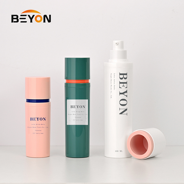 Airless Pump Bottle Customization Logo Cosmetic Bottle Plastic Luxury Skin Care Packaging Custom Screen Printing PP 