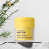 50ml AS PP Plastic Eco Friendly Luxury Empty Body Skincare Cosmetic Airless Cream Yellow Jars for Face Cream