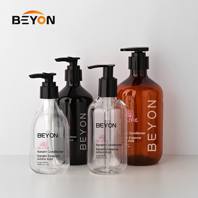 High-End 200ml 265ml 300ml 510mlPET Plastic Pump Bottle for Hotel Shampoo 500ml Bottle for Lotion Milk Shower Gel