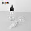 Manufacturer Customized 100ml PET Transparent Special-Shape Plastic Bottle with Pump Seal Irregular Bottle Body 