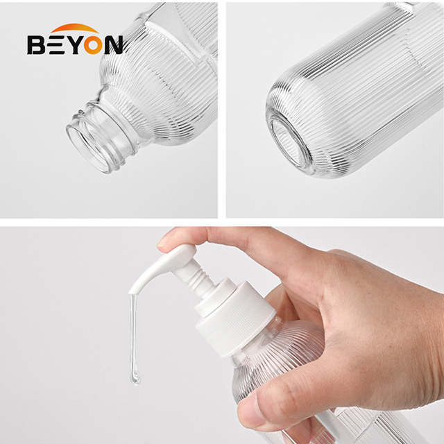 260ml Large Capacity Shampoo Pump Bottles Plastic PET Custom Cosmetics Packaging Containers with Competitive Price