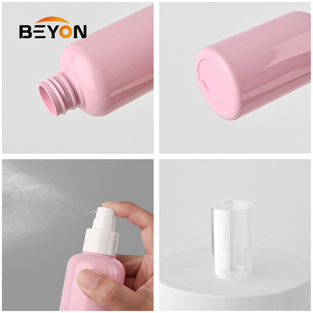 65Ml 100Ml 120Ml Cylinder Eco Friendly Thick Wall Small Mouth Fine Mist Spray Bottle for Hand Sanitizing With Logo