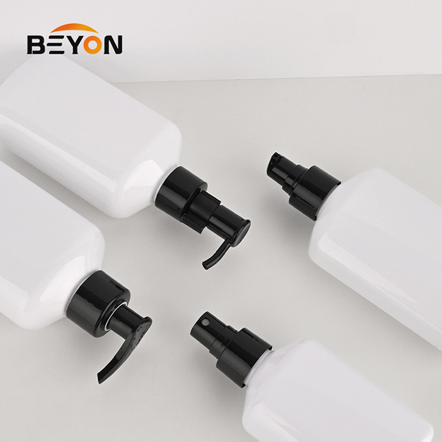 Custom 100ml 150ml 250ml 260ml PET bottle with Lid and Pump Screen Printed for Perfume Lotion Cream Spray Bottle