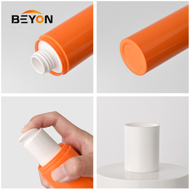 30ml 60ml 100ml PP Airless Pump Spray Bottle Empty Cosmetic Skin Care Packaging Plastic Seal Screen Printing Capacity