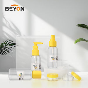Gift Empty Portable Travel Bottle Kit Plastic Travel Bottle and Travel Cans Cosmetics 50Ml Pet Lotion Shampoo Container