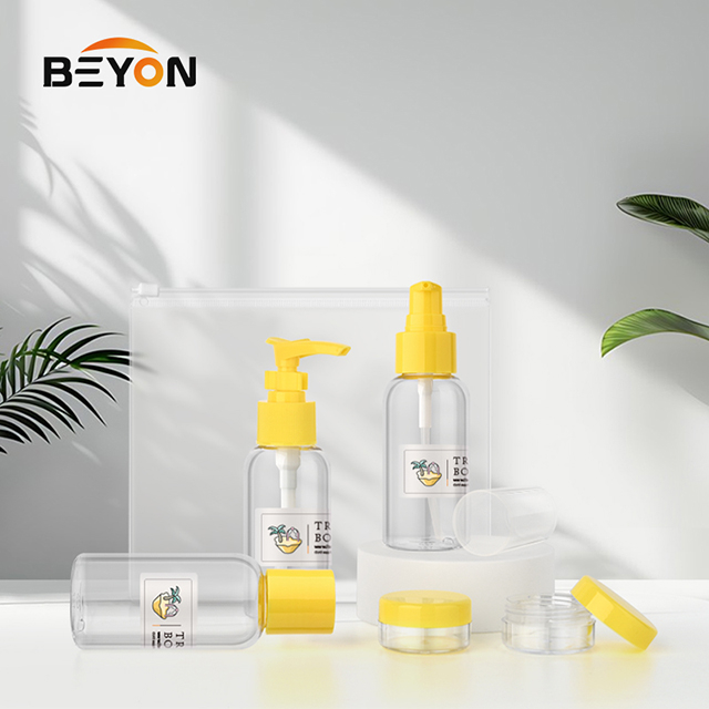 Gift Empty Portable Travel Bottle Kit Plastic Travel Bottle and Travel Cans Cosmetics 50Ml Pet Lotion Shampoo Container