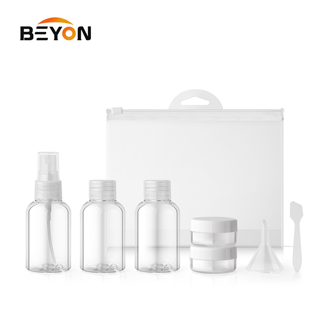 Plastic Cosmetic Packaging 50ml travel beauty care package have storage bags cosmetics travel kit bottle