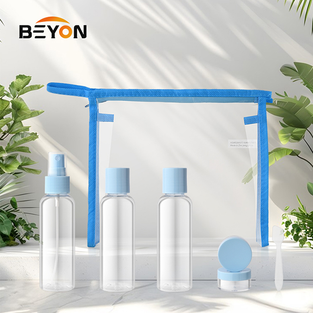 5pcs Travel Bottles Containers Travel Bottle Kit Set for Toiletries and Makeup with Travel Bag