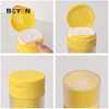 50ml AS PP Plastic Eco Friendly Luxury Empty Body Skincare Cosmetic Airless Cream Yellow Jars for Face Cream