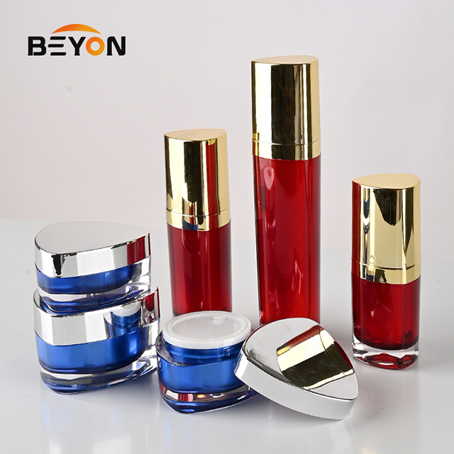 Eco-Friendly Skin Care Cream Cosmetics 15ml 30ml 50Ml Jar Acrylic Lotion Thick wall Jar