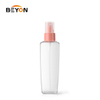 pet cosmetic packaging round bottles mist 100ml cosmetic plastic spray bottle 110ml 165ml
