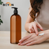 1000ml PET Squeeze Plastic Bottle Twist Top Cap Custom Logo Pump for Hair Oil Shampoo Lotion Skin Care Serum 470ml、760ml、1000ml