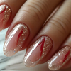 Nail Art Salon Handmade ABS Custom Full Cover Long Artificial Nails with Glue 24 Pcs/set