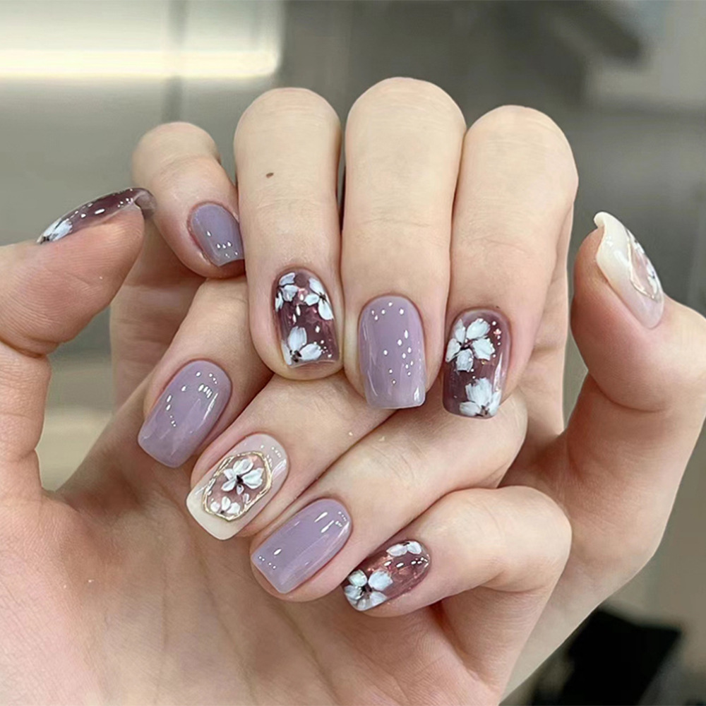 Press-on nails for a fast, temporary manicure