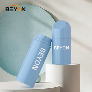 High Quality Refillable Luxury 50ml 100ml Plastic White Airless Cosmetic Emulsion Pump Bottle with Clear Cap and Bottom