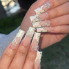Wholesale 24pcs Hand Painted Gel Press Nails Beautiful Luxury Customized Design Handmade Press on Nails