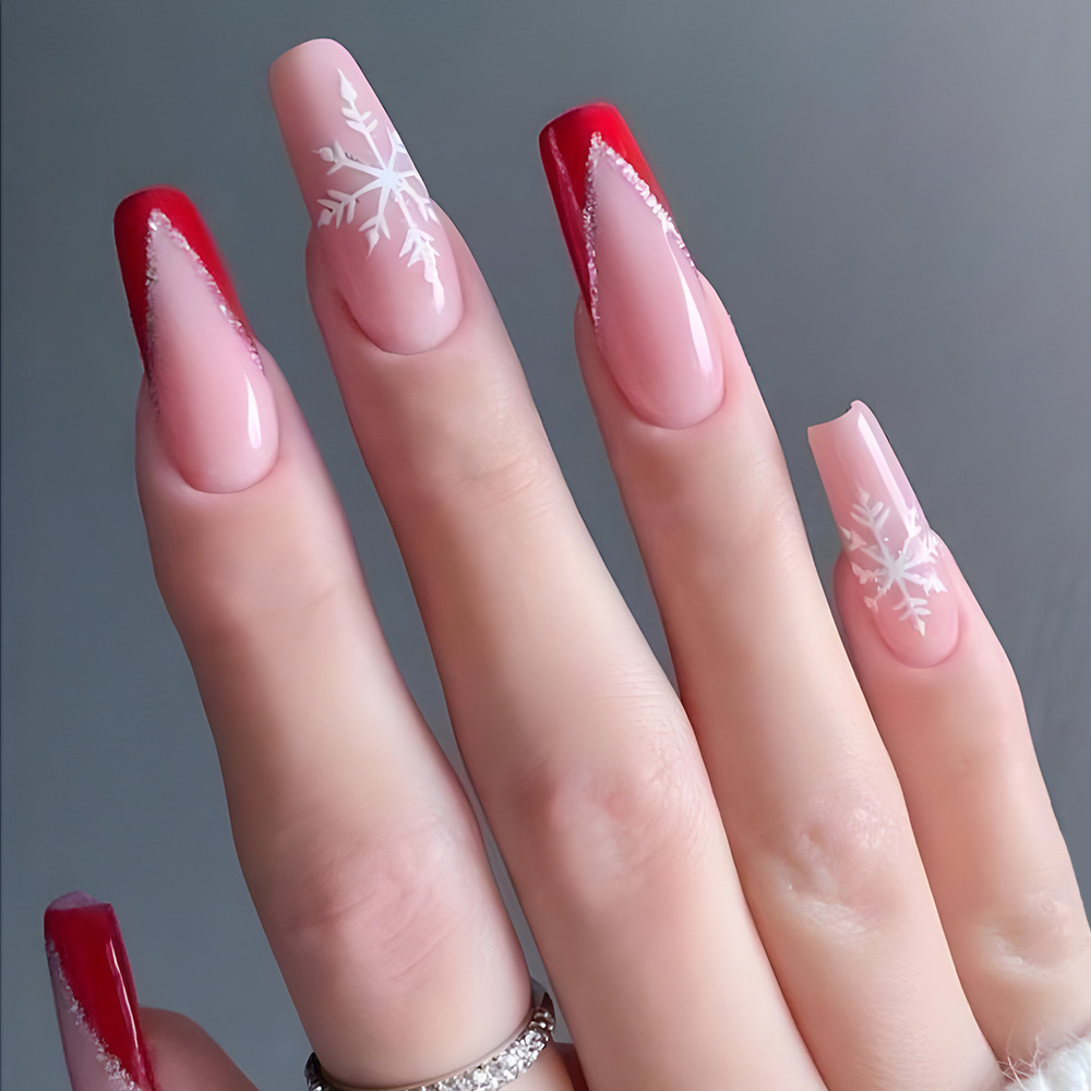 Christmas Nail Products Artificial Nails Nail for Girls Press on Nails Nails Design Art Marnicure