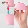 50ml PETG Oval Pebble Shape Empty Cosmetic Packaging for Makeup Base Primer Sunscreen Cream