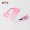Wholesale Empty Clear Mini Cosmetic Packaging Custom Logo Printed Refillable Plastic Lip Gloss Tube Container