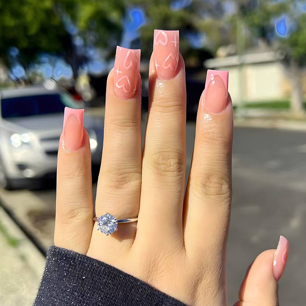 Press-on nails for a fast, temporary manicure