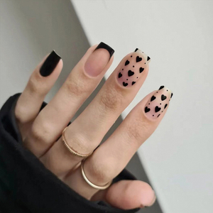 Wholesale 24PCS Nude Effect Oval Press-on French Style Nails for Finger Application