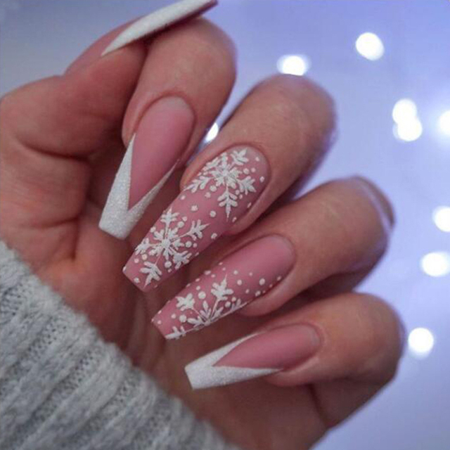 Christmas Nail Products Artificial Nails Nail for Girls Press on Nails Nails Design Art Marnicure