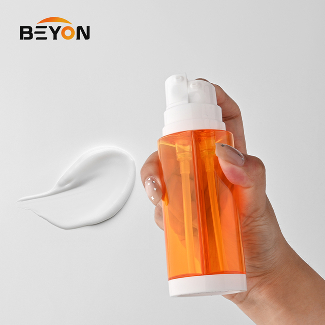 Customized 30ml 50ml Empty Dual Chamber Bottles | Wholesale PETG Two-in-One Lotion Containers