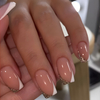 Wholesale 24PCS Nude Effect Oval Press-on French Style Nails for Finger Application