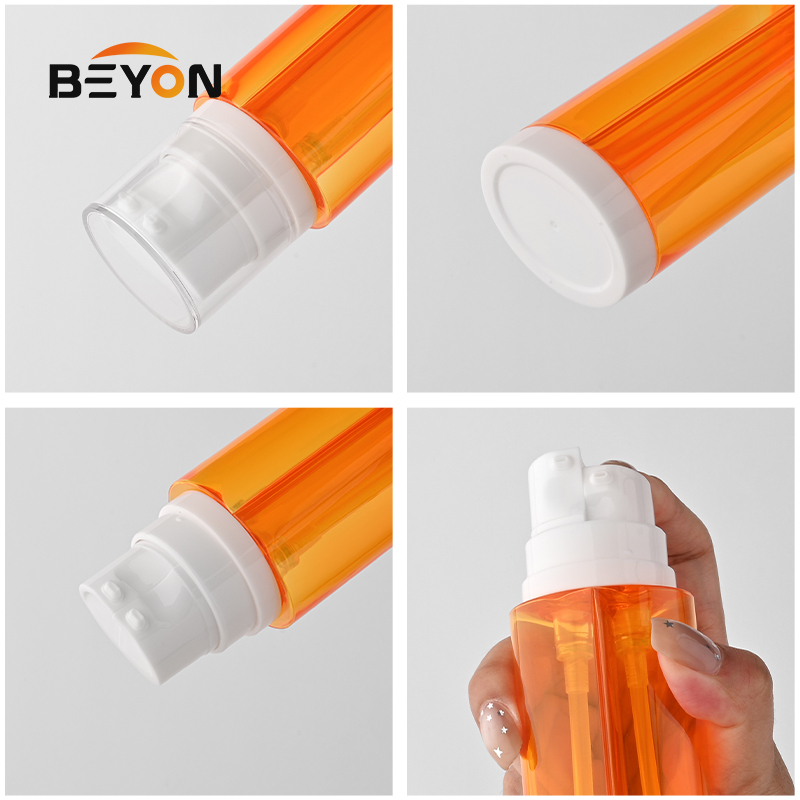 Customized 30ml 50ml Empty Dual Chamber Bottles | Wholesale PETG Two-in-One Lotion Containers