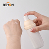 High Viscosity Cosmetic Airless Pump Bottle for Thick Cream Paste All Plastic Dispenser Custom Packaging Set
