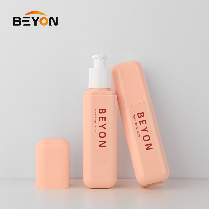 100ml 120ml OEM Custom square Pump Empty PET Plastic lotion Bottle Cosmetic Container for Body lotion