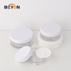 High Quality Plastic Cream Jar PETG Cosmetic Jar with White Screw Cap for Face Cream Moisturizer Packaging