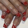 Wholesale 24pcs Hand Painted Gel Press Nails Beautiful Luxury Customized Design Handmade Press on Nails