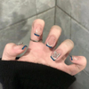 Custom Logo 24pcs Gel Press on Nails Building Gel French Fake Nails Wholesale Thick Short Nails Press on Tips