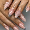 Tip Press Press-on Nails Wholesale Artificial False Nails Almond Shape Reusable Full Cover Finger Nails 