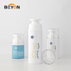 Custom Colors 30ml 50ml 100ml 150ml Round Airless Pump Vacuum Bottle Plastic Cosmetic Packaging for Thick Lotion