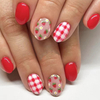 Nail Art Salon Handmade ABS Custom Full Cover Long Artificial Nails with Glue 24 Pcs/set
