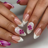 Tip Press Press-on Nails Wholesale Artificial False Nails Almond Shape Reusable Full Cover Finger Nails 
