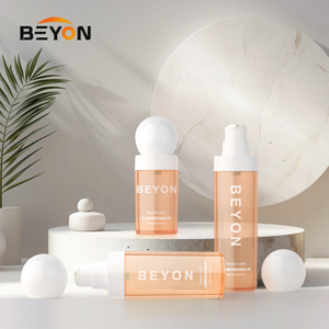 50ml 80ml 110ml Refillable Luxury Rotating Airless Bottle 50ml Round Cosmetic Lotion Sunscreen Cream Airless Pump Bottle