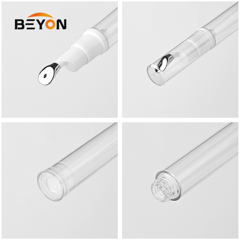 Wholesale Cosmetic Plastic Serum Squeeze Eye Cream Tube Skincare Container Packaging Tube With Applicator