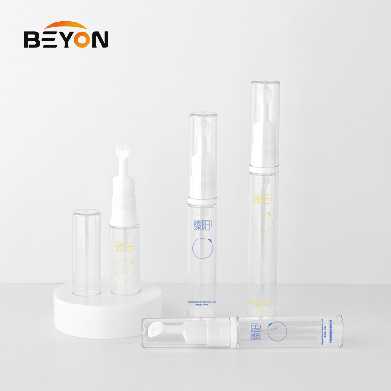 Wholesale Cosmetic Plastic Serum Squeeze Eye Cream Tube Skincare Container Packaging Tube With Applicator