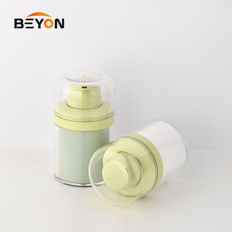 Customized Luxury 30ml 50ml Empty Wall Plastic Airless Pump Bottles For Face Lotion Serum Liquid Foundation