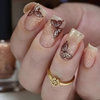Wholesale 24PCS Nude Effect Oval Press-on French Style Nails for Finger Application