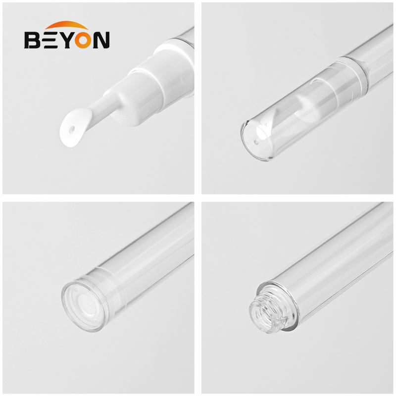 Wholesale Cosmetic Plastic Serum Squeeze Eye Cream Tube Skincare Container Packaging Tube With Applicator